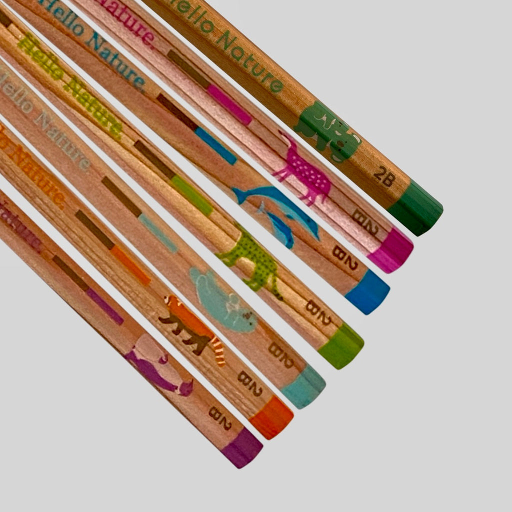 Hello Nature Pencils. 2B (6 pencils) Tombow