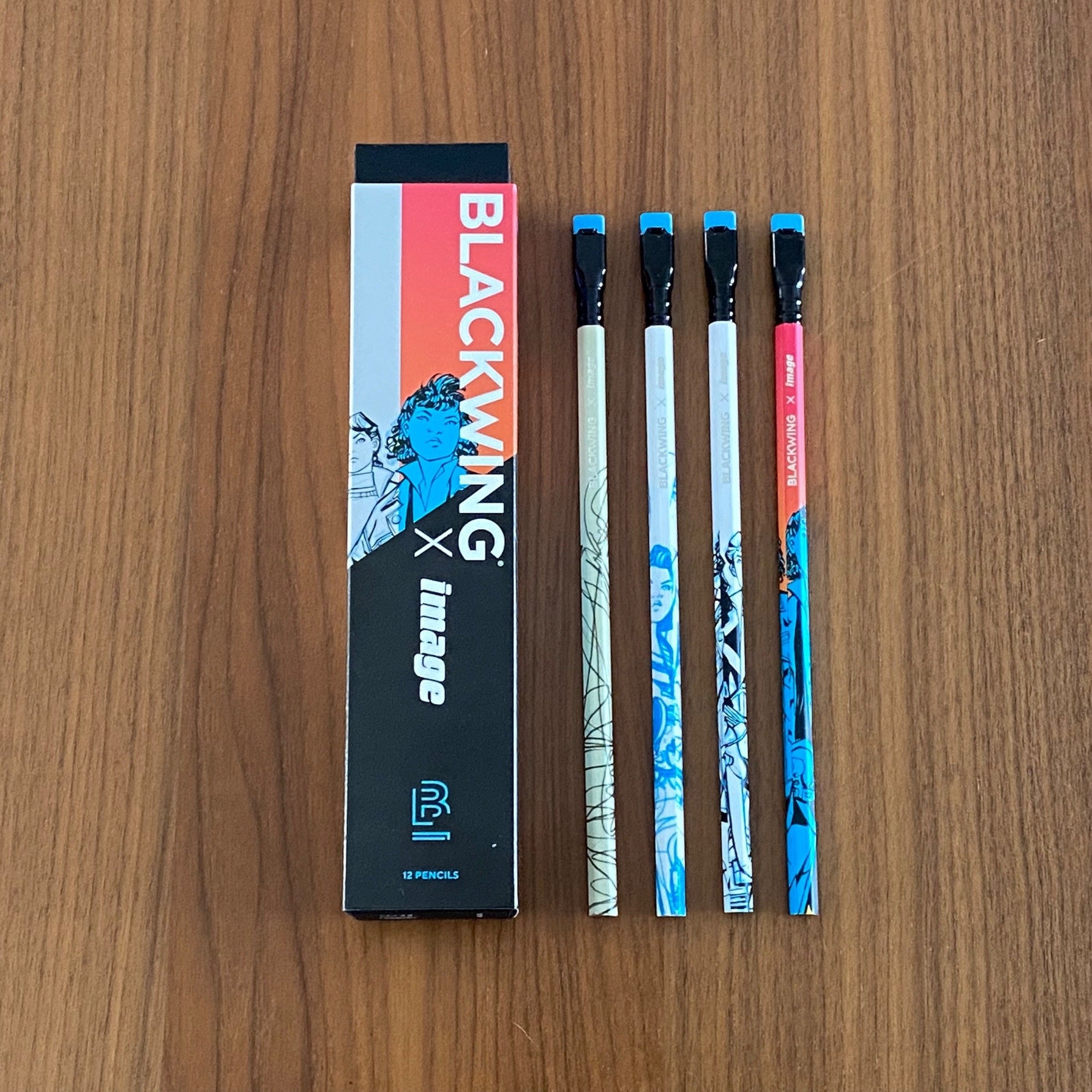 Blackwing x Image Pencils + Original Box (4 pencils)