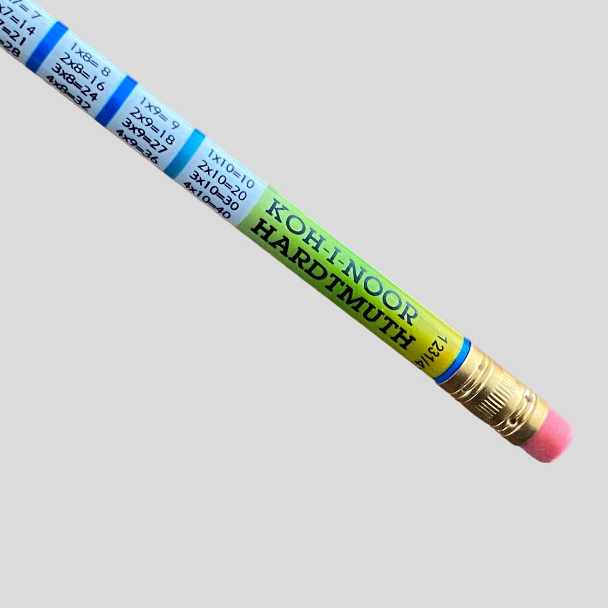 1231 Multiplication Table Pencil. HB. Koh-I-Noor
