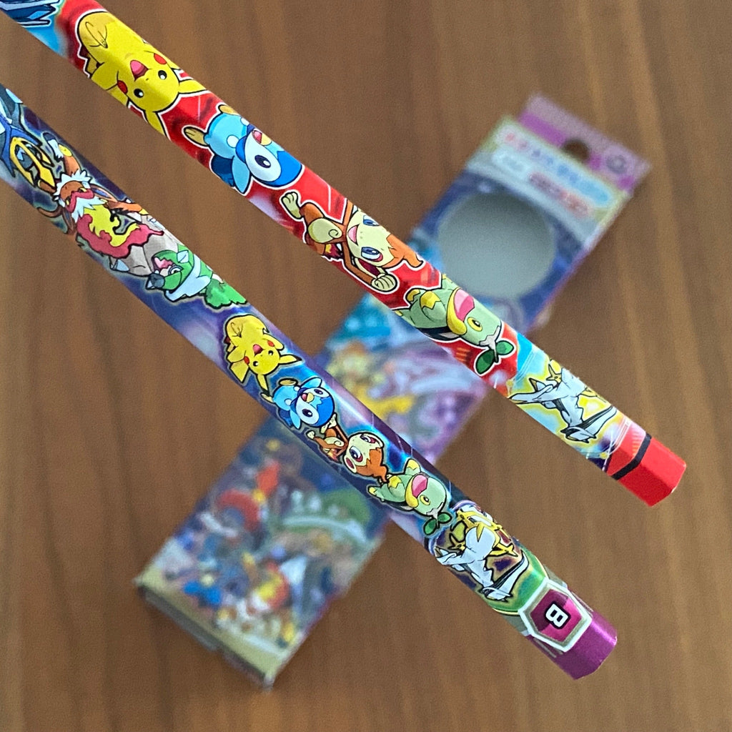 Showa Note Pokemon Pencils + Original Box (2 pencils)