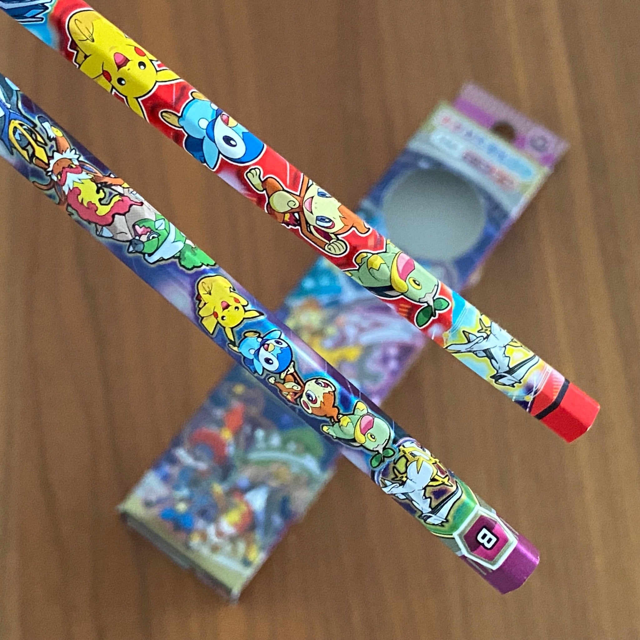 Showa Note Pokemon Pencils + Original Box (2 pencils)